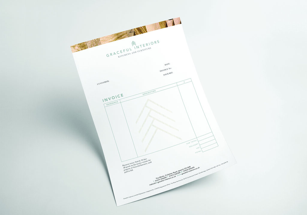 Graceful Interiors - NCR pad for invoices