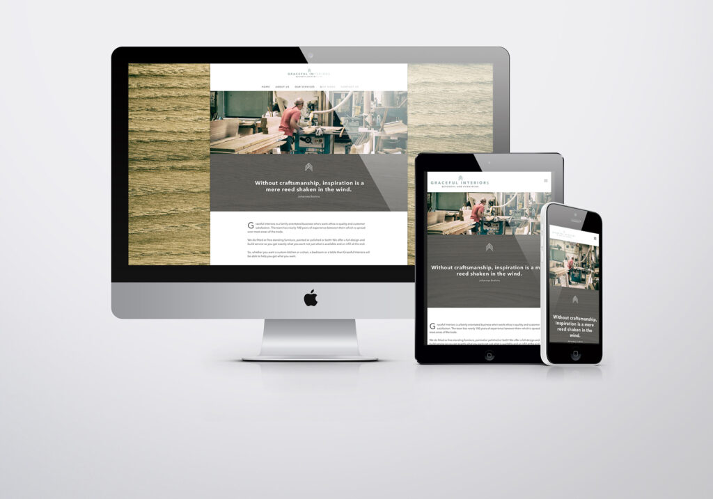 Graceful Interiors - fully responsive website