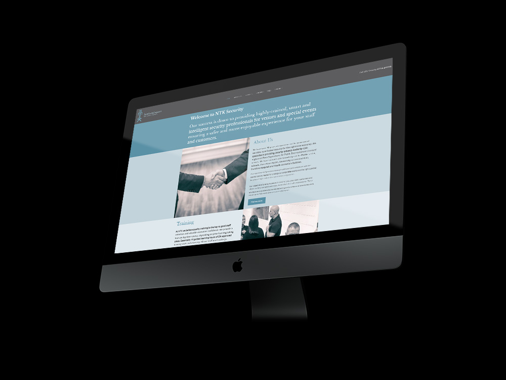 NTK Website homepage