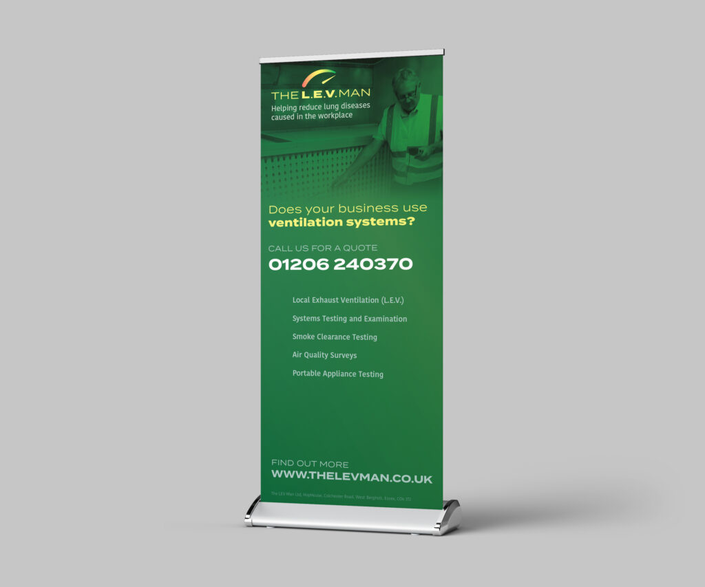 LEV Man Roller Banner