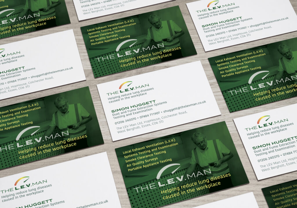 The LEV Man business card