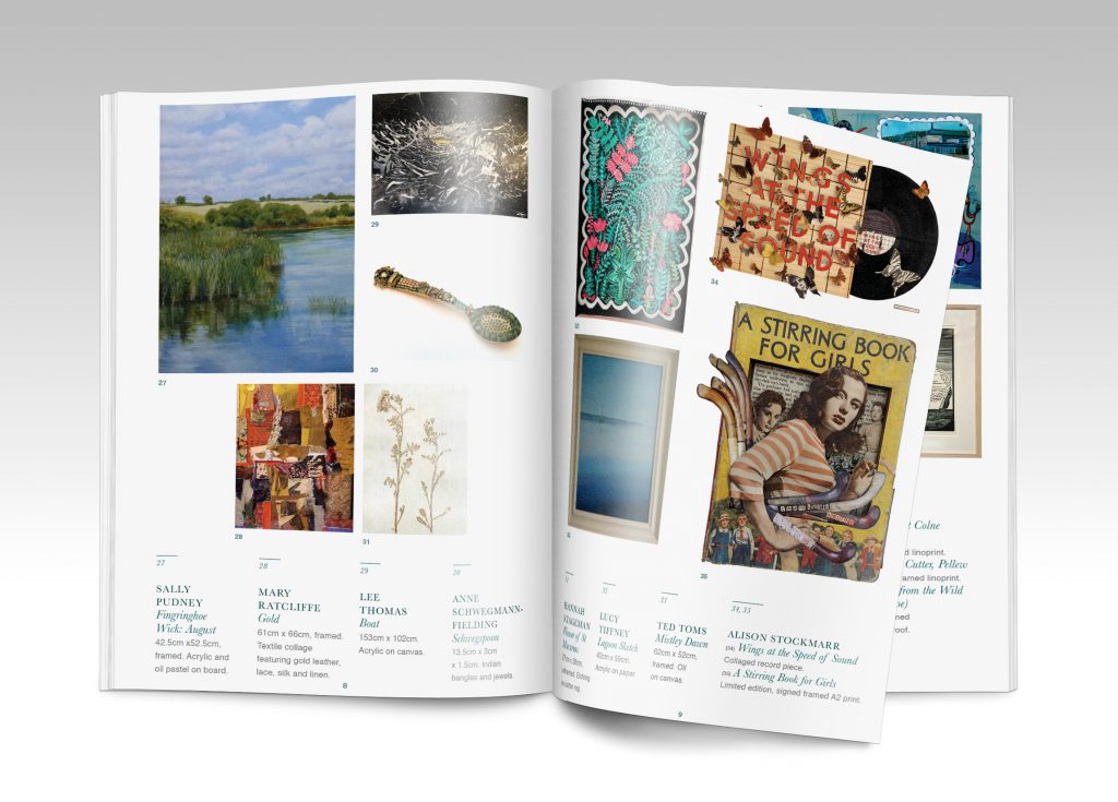 The Art Auction catalogue internal spreads